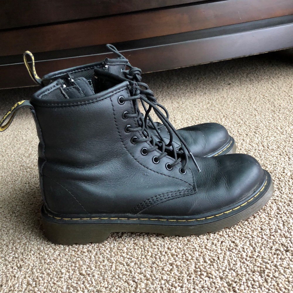Doc Martens classic black leather boots